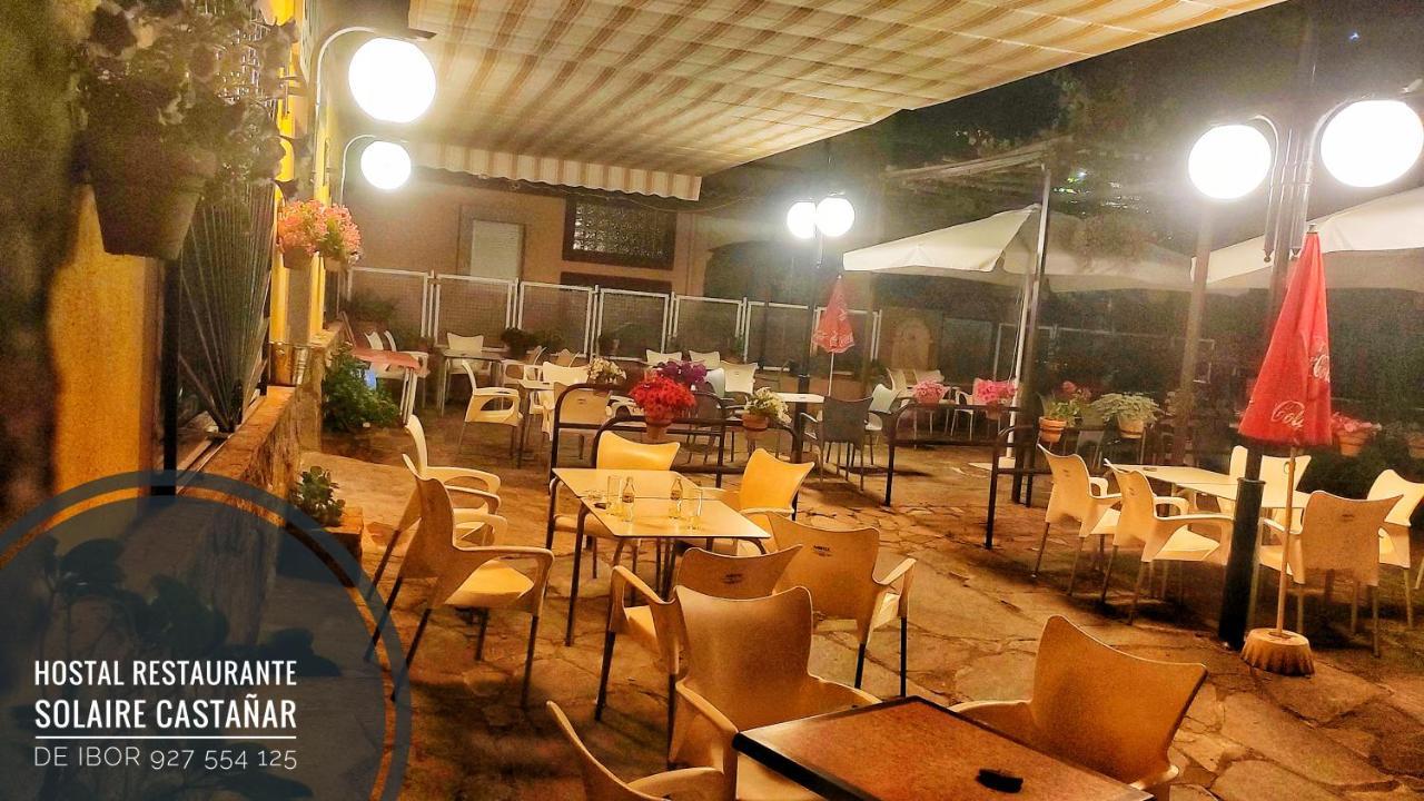 Hostal Restaurante Solaire Castañar de Ibor Buitenkant foto