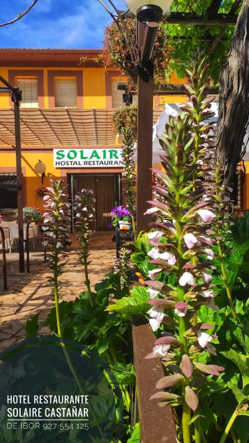 Hostal Restaurante Solaire Castañar de Ibor Buitenkant foto