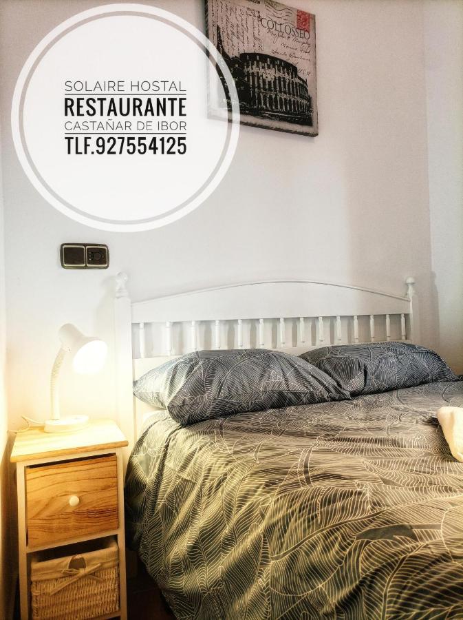 Hostal Restaurante Solaire Castañar de Ibor Buitenkant foto