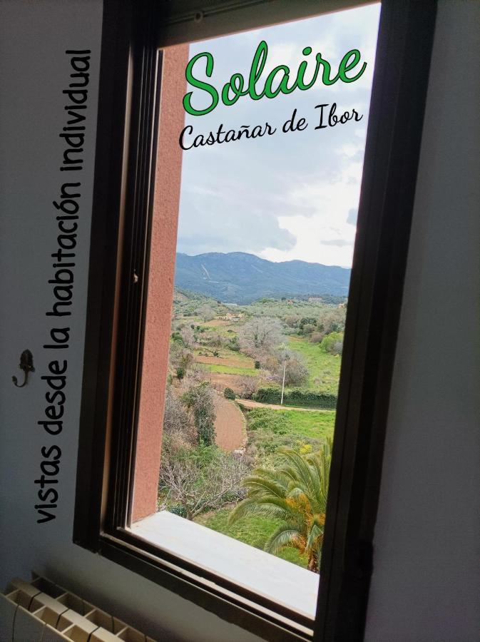 Hostal Restaurante Solaire Castañar de Ibor Buitenkant foto