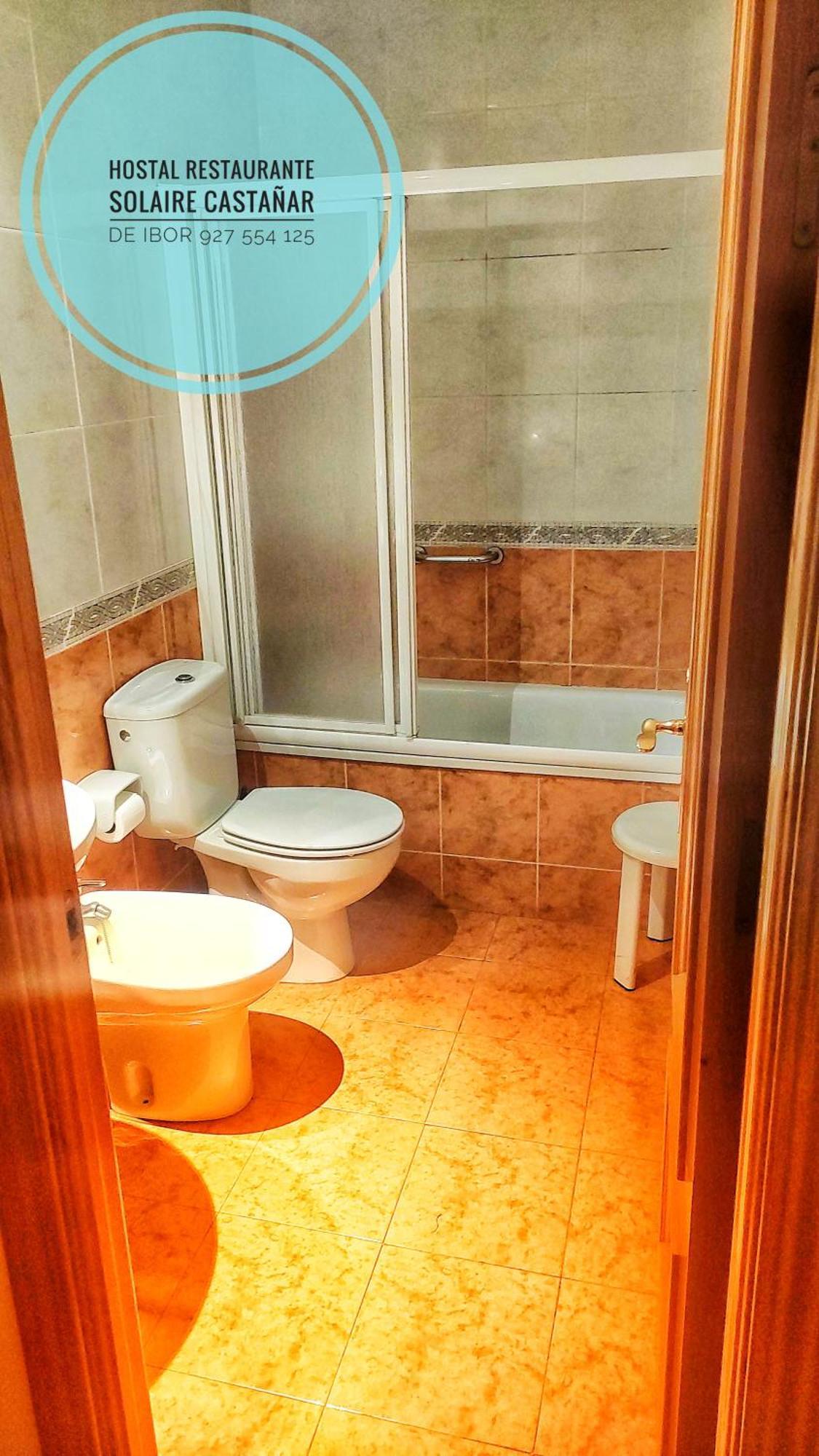 Hostal Restaurante Solaire Castañar de Ibor Kamer foto