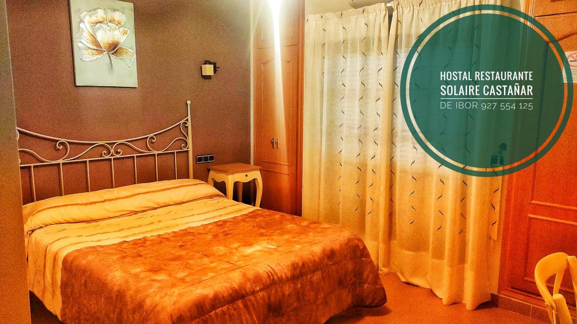 Hostal Restaurante Solaire Castañar de Ibor Kamer foto